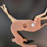 Rare Bossons Fraser Art Leaping Gazelle Wall Plaque 1970s Vintage Image 9