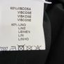 Size 12  Black Linen Mix Top by Peruzzi Image 2