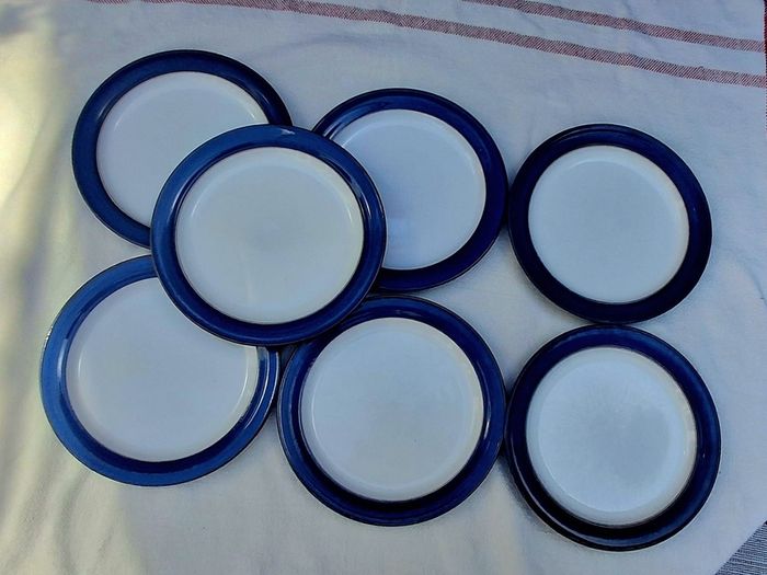 60 Piece Denby Boston Blue Dinner Set