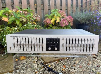 Harman Kardon EQ8. Very highly-regarded analogue 10-band stereo graphic equalizer. Immaculate face plate. Part of this brand's higher-quality separates range.  With subsonic filter, which is particularly valuable for vinyl playback.