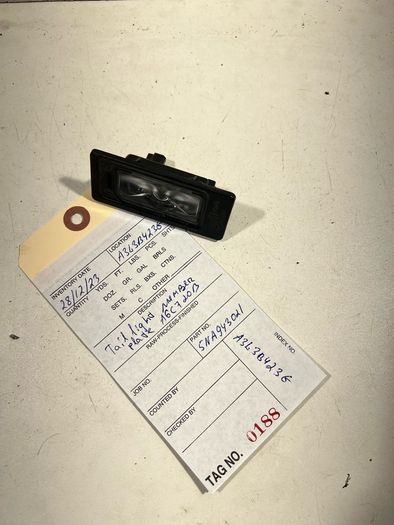Genuine Volkswagen AUDI  SKODA Number Plate Lamp LED 5NA943021 A3l3b423g