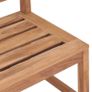 Garden Bench 120 cm Solid Teak Wood Image 5