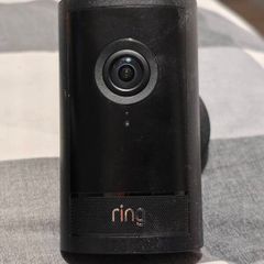 Ring Outdoor Camera 4K Pro Plug-In Black