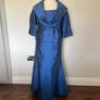 Navy 100% Silk Mother of the Bride Three Piece Image 6
