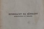 Vintage Bunreacht Na hEireann (Constitution of Ireland)