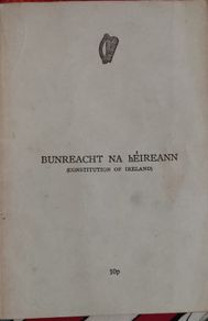 Vintage Bunreacht Na hEireann (Constitution of Ireland)