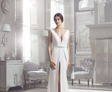 Wedding Prom dress size 40 cream bridal gown