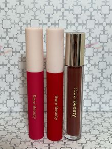 Rare beauty Matte lip cream in motivate, inspire and nearly neutral balm brand new