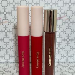 Rare beauty Matte lip cream in motivate, inspire and nearly neutral balm brand new