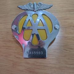 Vintage AA Grille Badge
