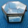 Vintage Brass Glass Box Image 2