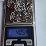 New silver chunky Figaro necklace Image 3