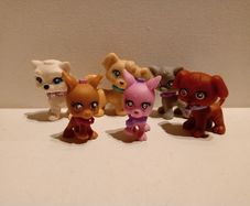Polly Pocket Sparklin' Pets x 6