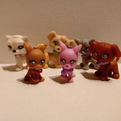 Polly Pocket Sparklin' Pets x 6
