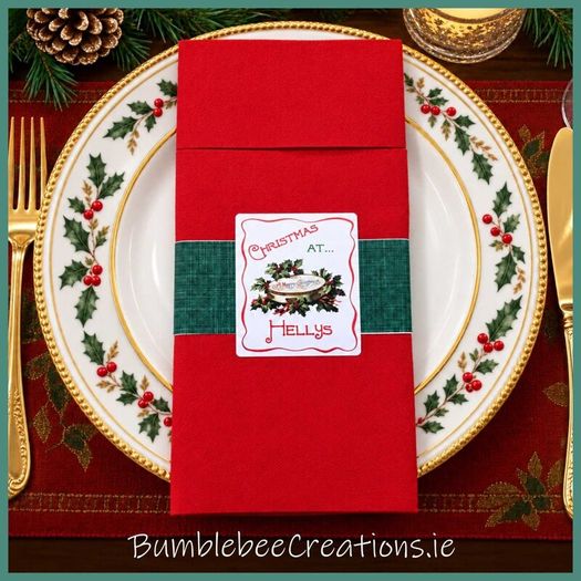 Christmas Napkins Personalised