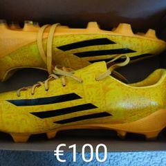 Football Boots Adidas F50 Samba Orange (2014) Size 10UK FG
