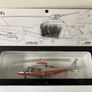 Ferrari Agusta A 109 Power Elite Model Red and Grey Helicopter Diecast 1:43 Scale - New In Box Image 2