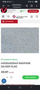Slabs Mayfair silver paving