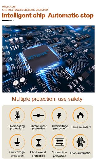 12V 6A Intelligent Car Motorcycle Battery Charger for Auto Moto Lead Acid AGM Gel VRLA Smart Charging 6A 12V Digital LCD Display