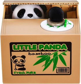 Electronic Panda Money Box For Children and Adults - With Panda Paw For Grabbing Coins