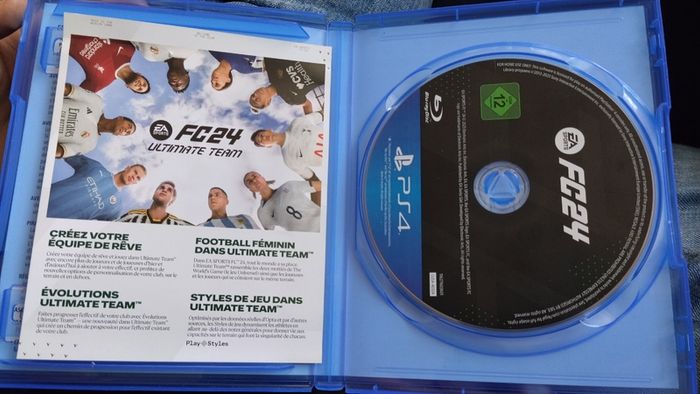 EAFC 24 disk PS4 edition