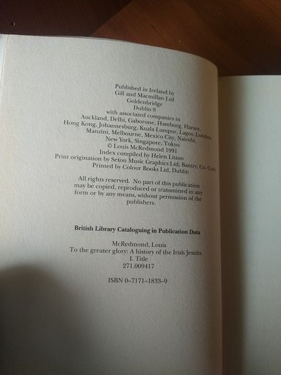 History of the Irish Jesuits