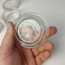 214 - Set of 5 Vintage Clear Glass Decorative Collectible Jars Ramekins Image 9