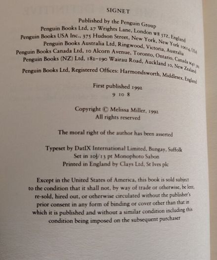 Melissa Miller's Definitive I.Q. Test for Cats (Signet, 1992) Vintage Paperback