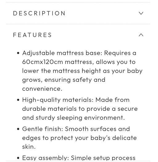baby's cot