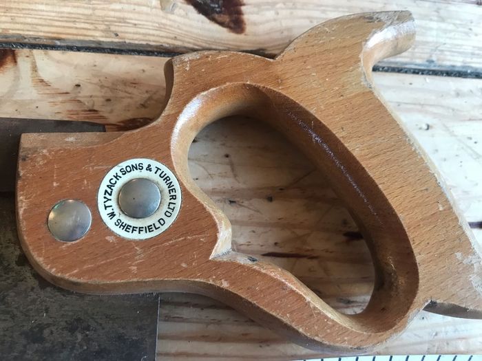 Vintage Tyzack Sons & Turner Hand Saw