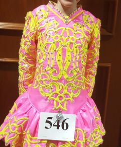 Age 10-12 Solo Irish Dancing Dress