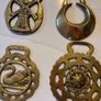 Collection of 16 Vintage Cast Brass Horse Brasses Image 2