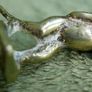 Vintage Brass Handbell Featuring a Mischievous  Handle Image 4