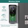 Wireless Video Doorbell Camera with Chime, Voice Changer/Message, PIR Motion Detection, Instant Alerts, 2-Way Audio, 2K HD, Night Vision, 2.4G WiFi, IP66, Battery Powered Image 5