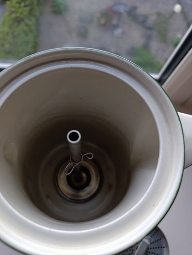 Electric ceramic coffee pot