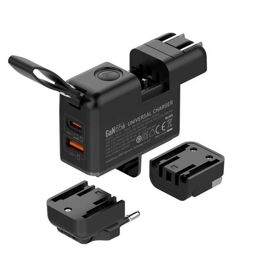 Ldnio 65w Gan 2 Port Travel Charger