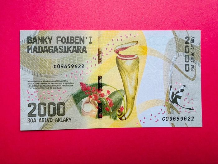 Madagascar  2000. Ariary. 2017. Pick  101  . ( Uncirculated )