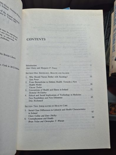The Sociology of Health and Illness in Ireland / Nursing Books/ Psychology