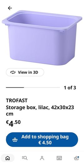 ikea trofast storage 6 boxes