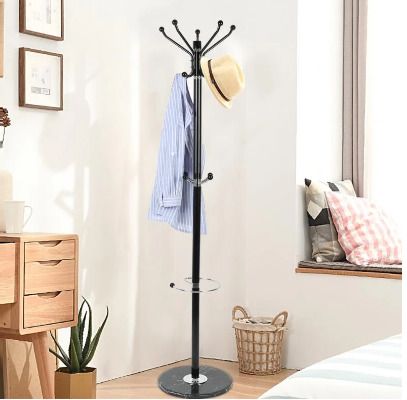 BRAND NEW Height 170 cm Tree Style Coat Rack Hook Clothes Hanger Tree Shaped Metal Steel Tube Coat Hang