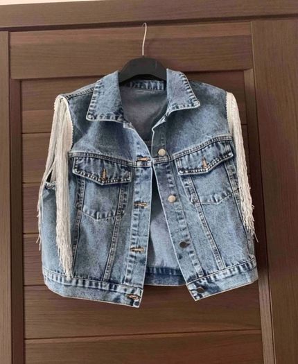 denim vest