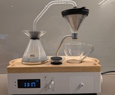 Barisieur Coffee & Tea Alarm Clock - White - Premium Bedside Brewer
