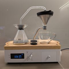 Barisieur Coffee & Tea Alarm Clock - White - Premium Bedside Brewer