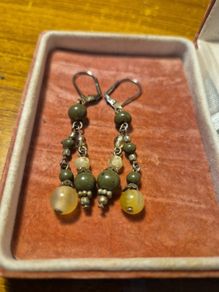 Vintage Green Earrings