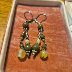Vintage Green Earrings
