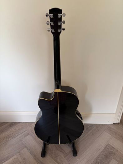 vintage electroacoustic guitar