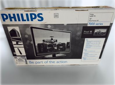 Philips 7000 Series 32" Full HD 1080P TV (32PFL7404H/12) - Functional but damaged.