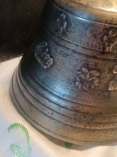 19th Century Obertino La Sarraz Bronze Bell