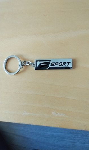 Brand New Lexus F-Sports Keyring Double sided with logo.