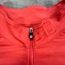 FootJoy Mens 1\4 Zip Golf Top -Salmon Pink Stripes - Athletic Fit - Stretch - 2XL Image 3